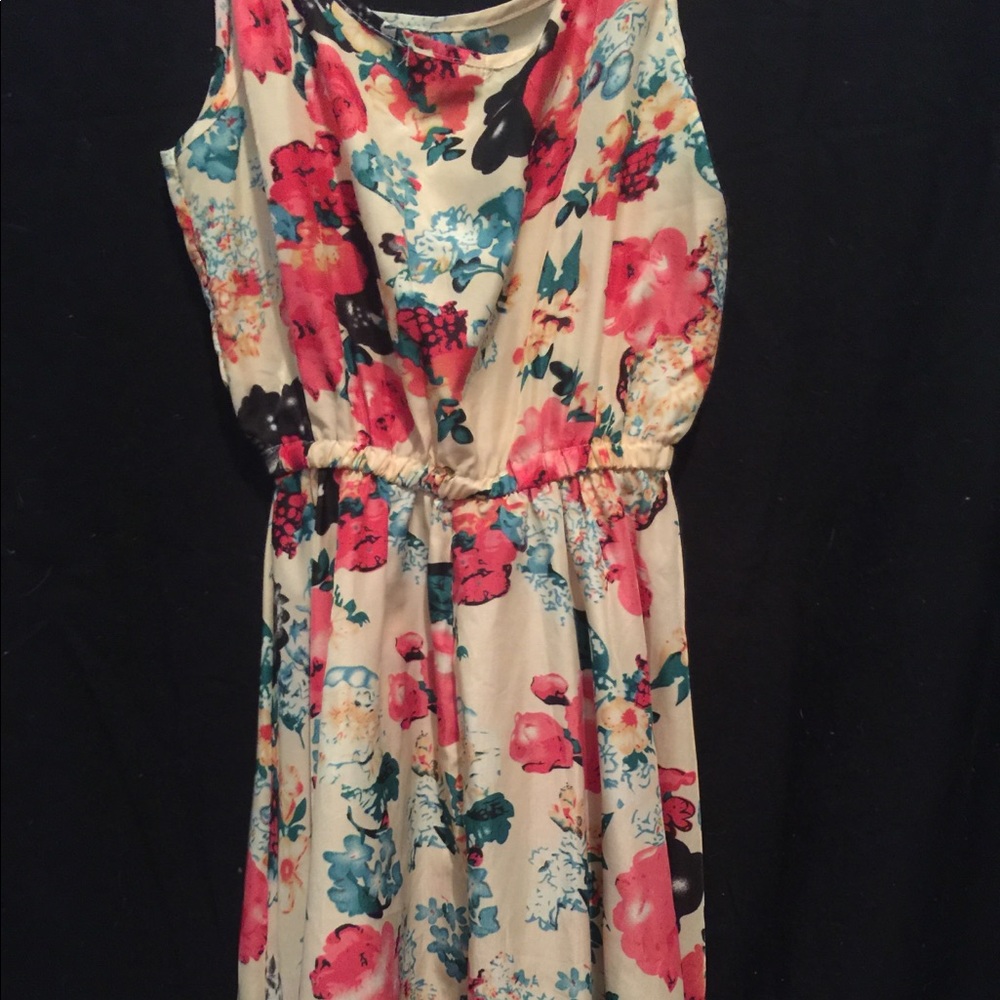 Floral mini dress
